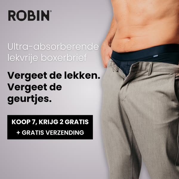 Incontinentie Ondergoed voor Heren - Wasbaar