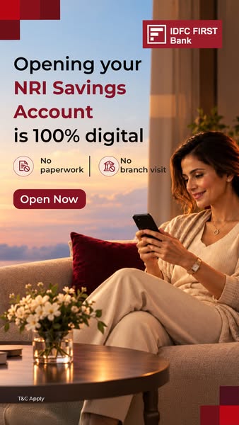 NRI Savings A/c: Made for NRIs on the go​