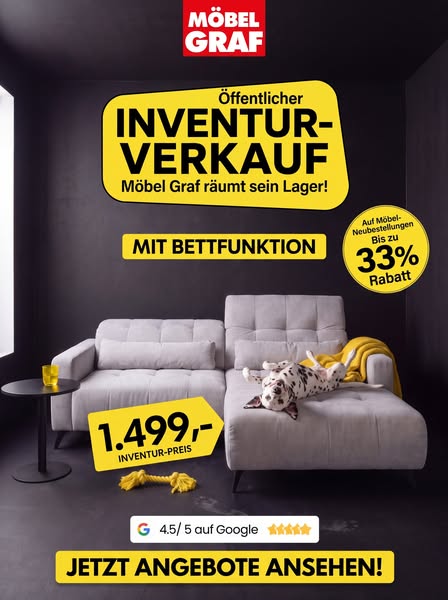 #1 Polstermöbel bis zu 78 % günstiger