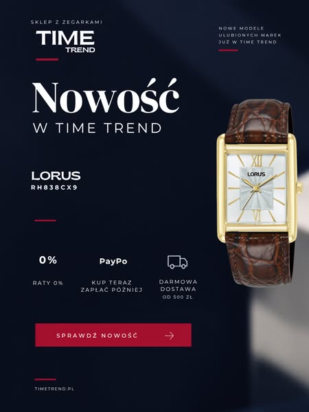 Nowość: Lorus RH838CX9