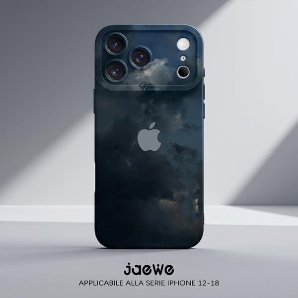 iPhone Nuvole Fluttuanti Silicone Cover