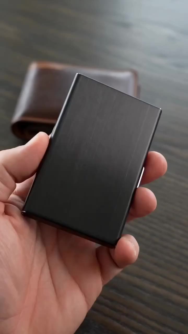 RFID Blocking Metal Card Holder