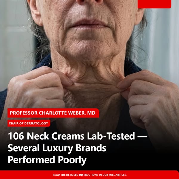 106 Neck Creams Lab-Tested — Several Luxury Brands Performed Poorly