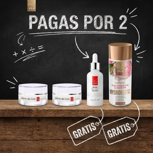 Compra 2 Crème de Rose y llévate 2 regalos