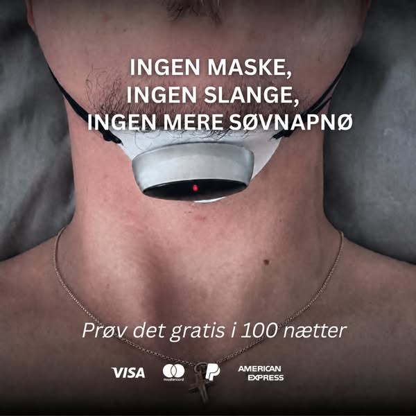 Fra 72 apnøhændelser til nul. Enkelt Prøv den i 100 nætter — risikofrit