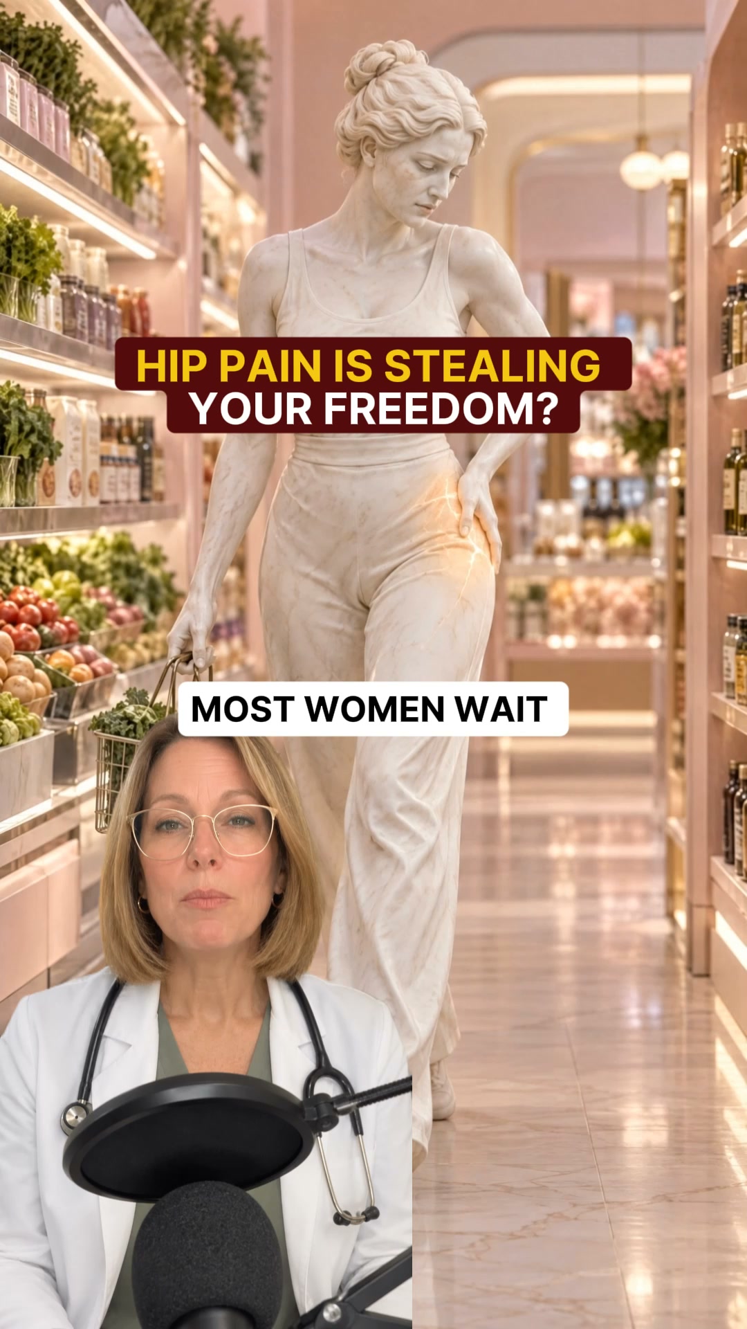 Relieve hip pain at home with this
