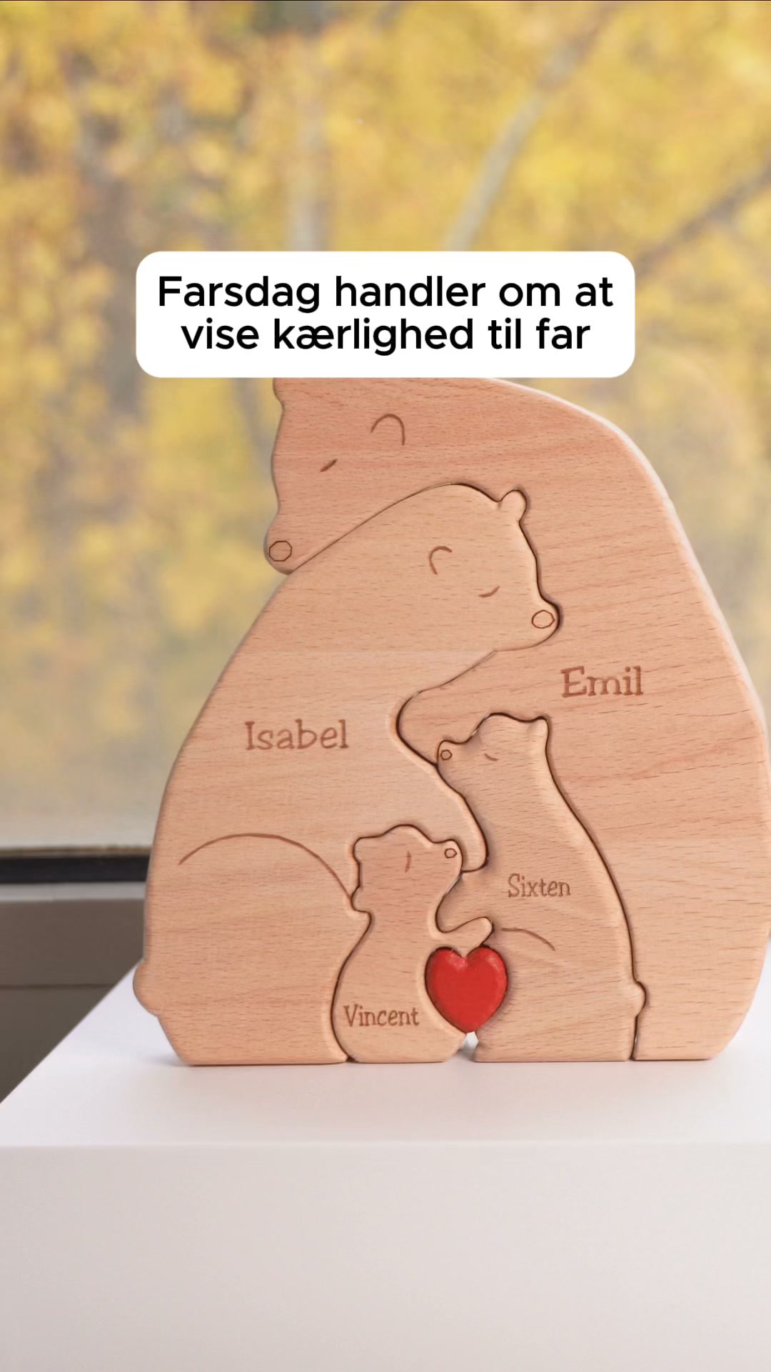 Hold familien tæt på hjertet