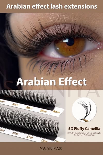 Camellia Eyelash Extensions | Fluffy Lashes for Hooded Eyes