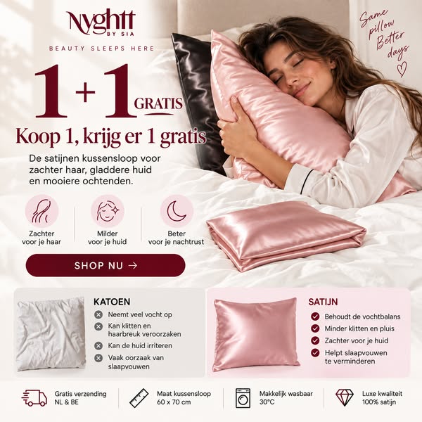 Don’t sleep basic. Sleep on satin.