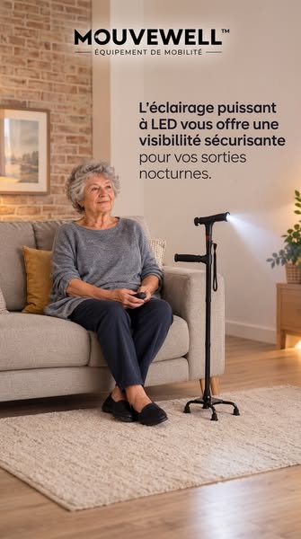 Pas juste une canne. Une solution complète