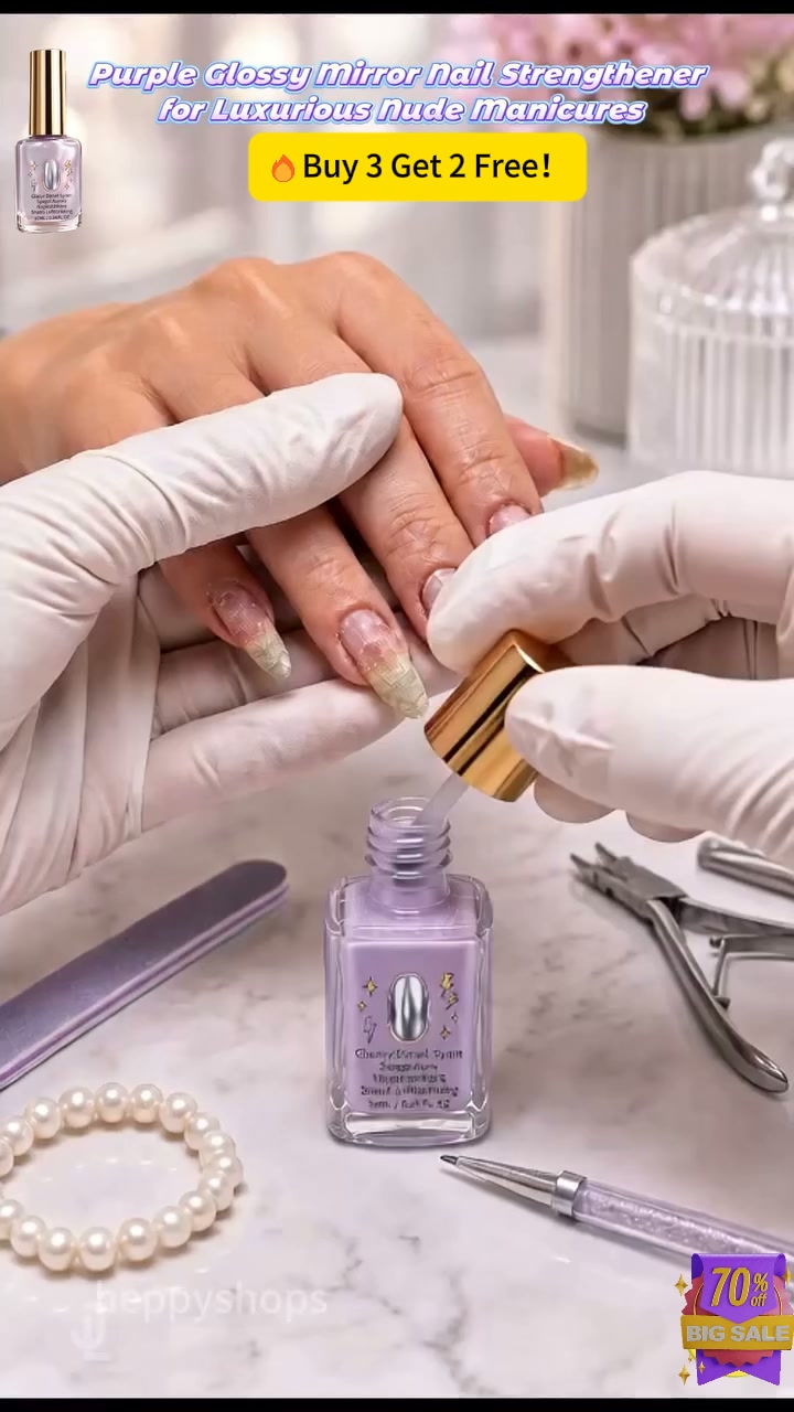 Stop Peeling & Breaking Nails! | No UV Lamp Needed! Deep Repair + Glass-Like Gloss