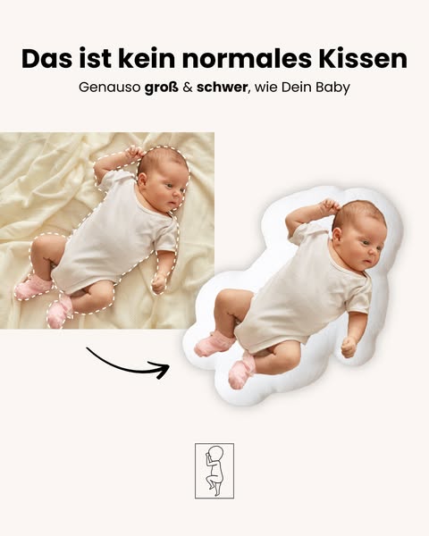 1:1 wie bei der Geburt – mit Gewicht & Größe