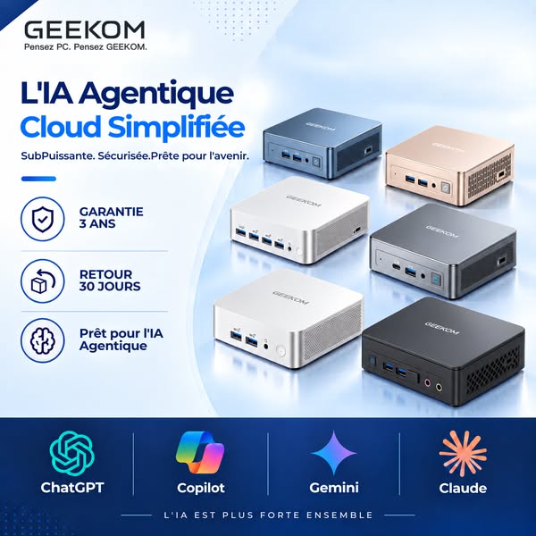 GEEKOM AI PC : Votre Assistant IA au Quotidien