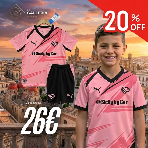 ARRIVATO IL NUOVO KIT BABY PALERMO 2026-27!