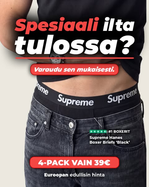 Varaudu sen mukaisesti: 4-pack 39 €