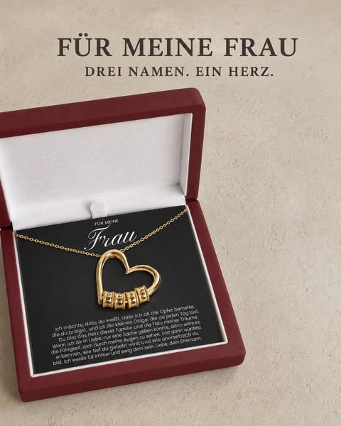 Lass sie spüren, wie sehr sie gesehen und geschätzt wird.
Es ist so viel mehr als nur ein Geschenk – es ist eine liebevolle Erinnerung da