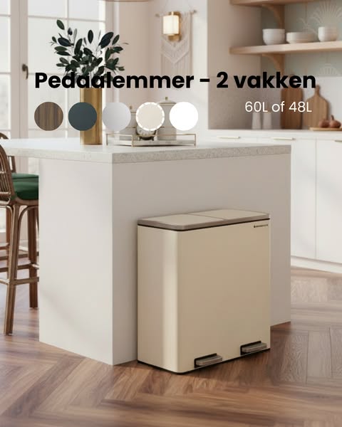 Elegante 60L pedaalemmer