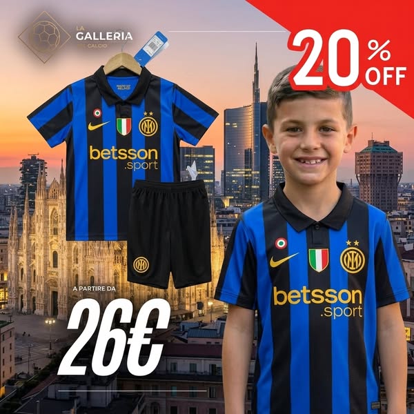 ARRIVATI I NUOVI KIT BABY INTER 2026-27!