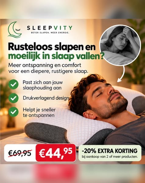 ErgoDream Hoofdkussen – Nu €44,95