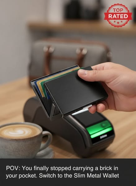Stainless‑Steel RFID Credit Card Holder