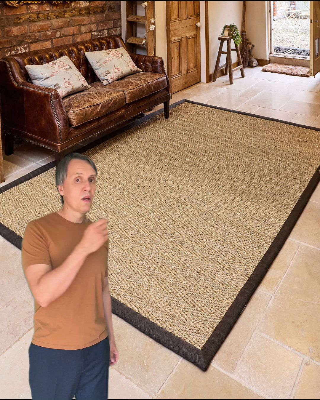 Most rugs almost fit. Ours are made to measure