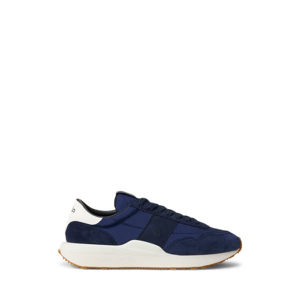 Train 89 Suede-Panelled Trainer - Mens - Polo Ralph Lauren