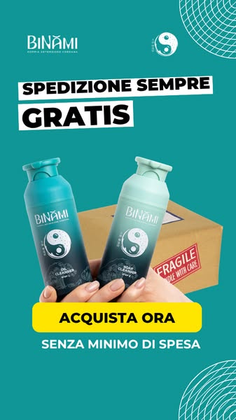 SPEDIZIONE GRATIS SENZA MINIMO DI SPESA
