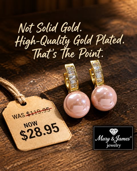 Not Solid Gold. High-Quality Gold Plated. That's The Point.