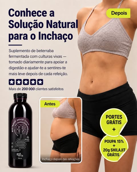 Inchado depois de todas as refeições?
