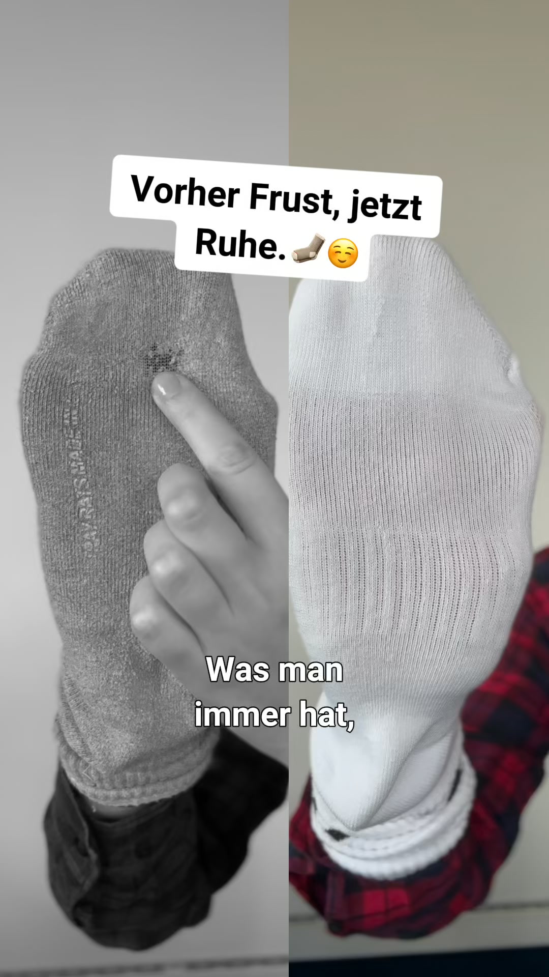 Vorher Frust, jetzt Ruhe.