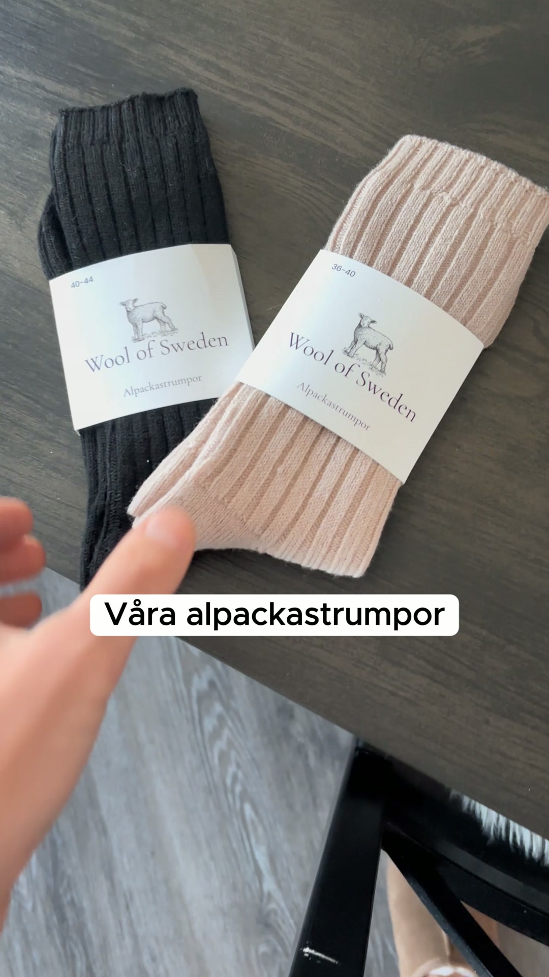 Säkra dina alpackastrumpor