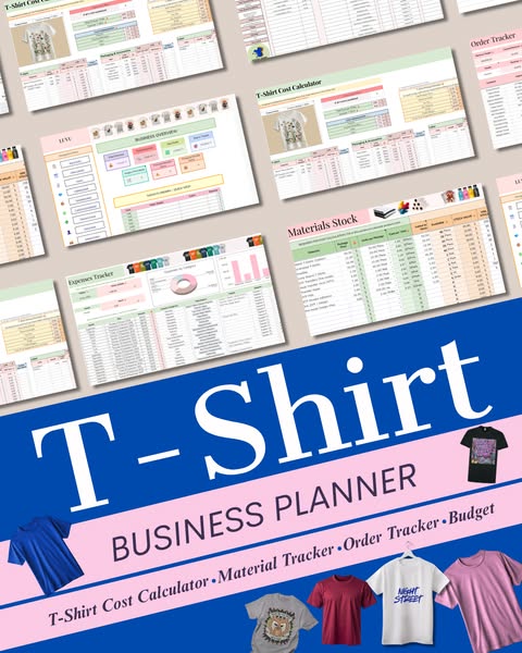 T-Shirt Business Planner