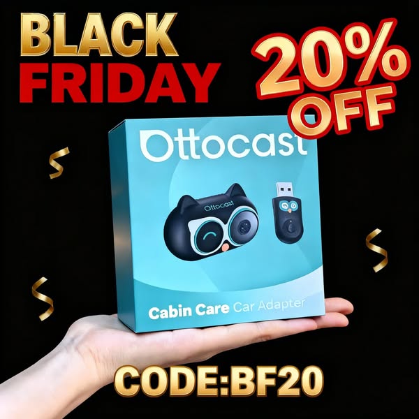 OTTOCAST® Cabin Care Wireless CarPlay Adapter