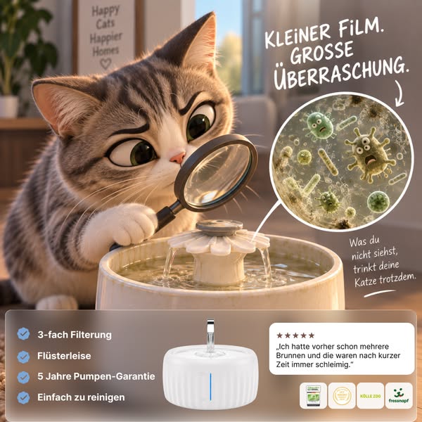 Willst du deine Katze wirklich daraus trinken lassen?