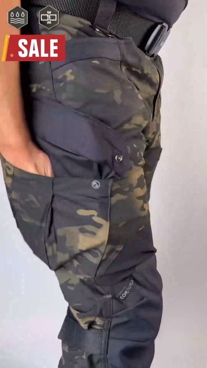 Taktische Hose für Männer, die entschlossen handeln.