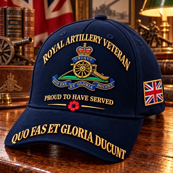Royal Artillery Veteran “Proud To Have Served” Tribute Cap