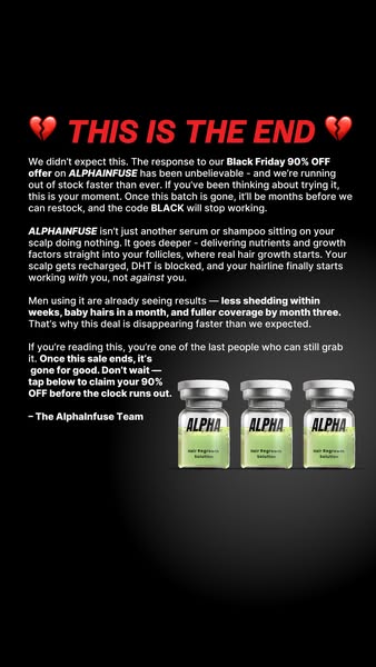 Black Friday: Regrow Hair 5x Faster — Only $21/Month
