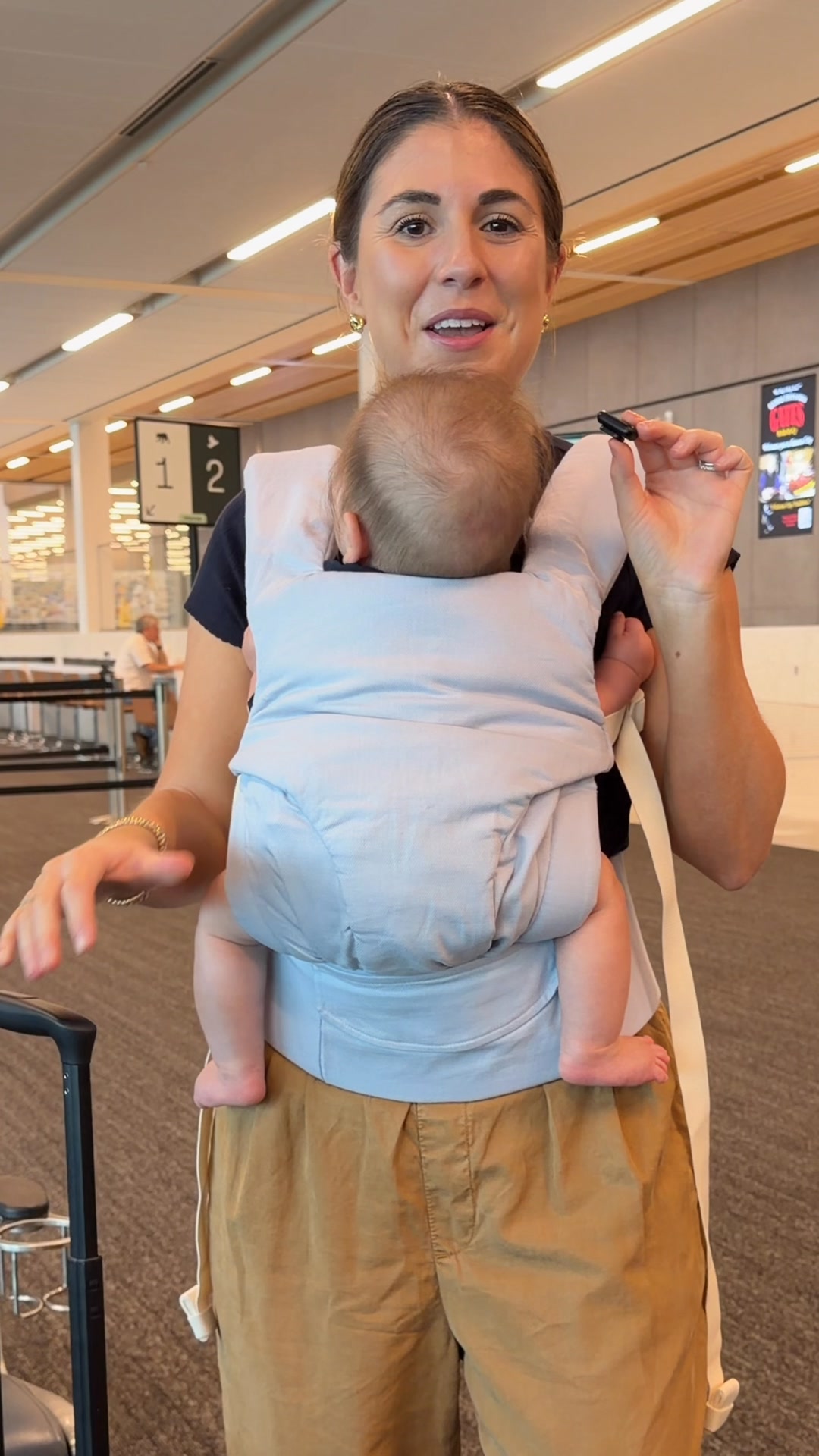 Comfy. Hands-free. Outfit intact.