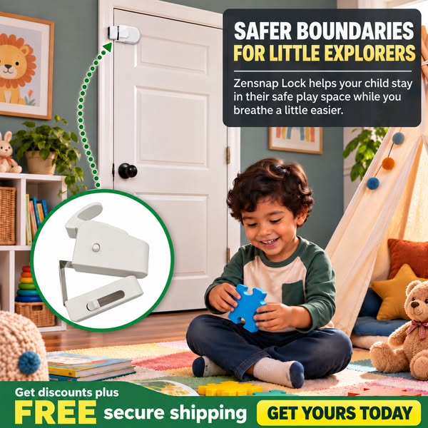 A Little Extra Peace of Mind with ZinSnap keep loved ones with alzheimer's, or a child and pets safe with ZinSnap lock so you can concentrat
