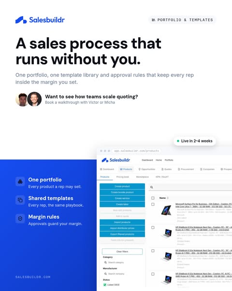 Sales that runs without you