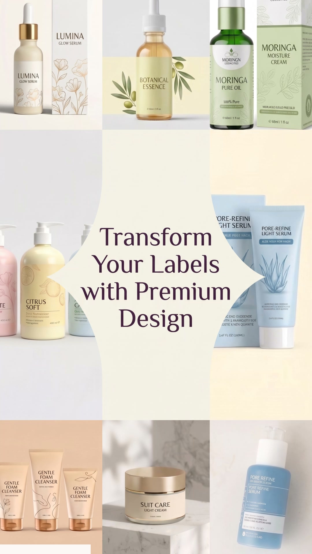Premium Labels, No Minimum Order.