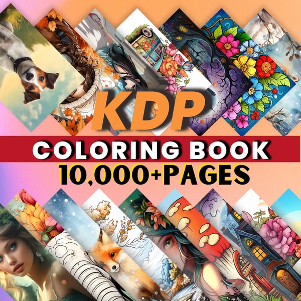 KDP Coloring Books With Resell Rights (Huge Offer!)