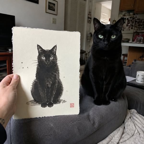 Learn The Ancient Japanese Art Of Painting Ink Cats
