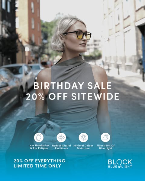 BIRTHDAY SALE 20% OFF SITEWIDE