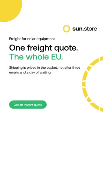 Freight priced in the basket