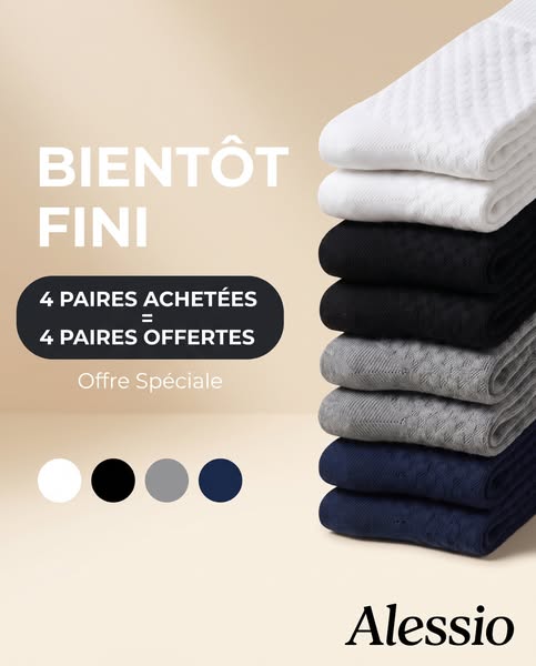 4 + 4 Paires Offertes