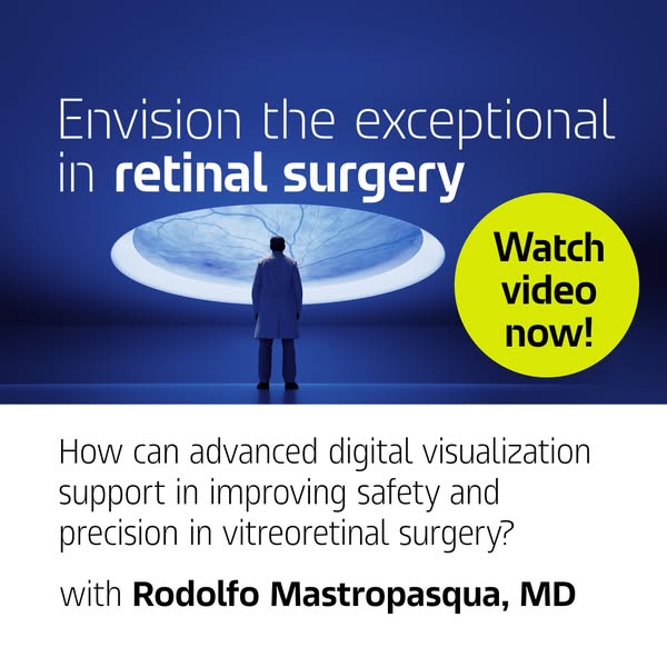 Advanced visualization is transforming vitreoretinal surgery.