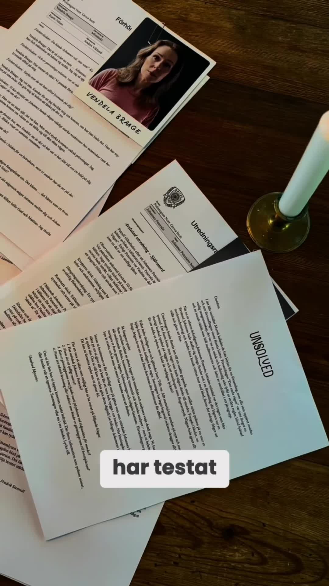 Mordgåtor att lösa hemma