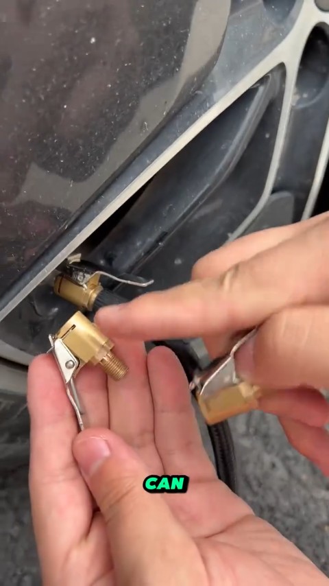 Tire Air Chuck with Clip Adapter, No Leakage Tire Chucks for Vehicle Inflator Compressor Pump Connect Accessories Tool