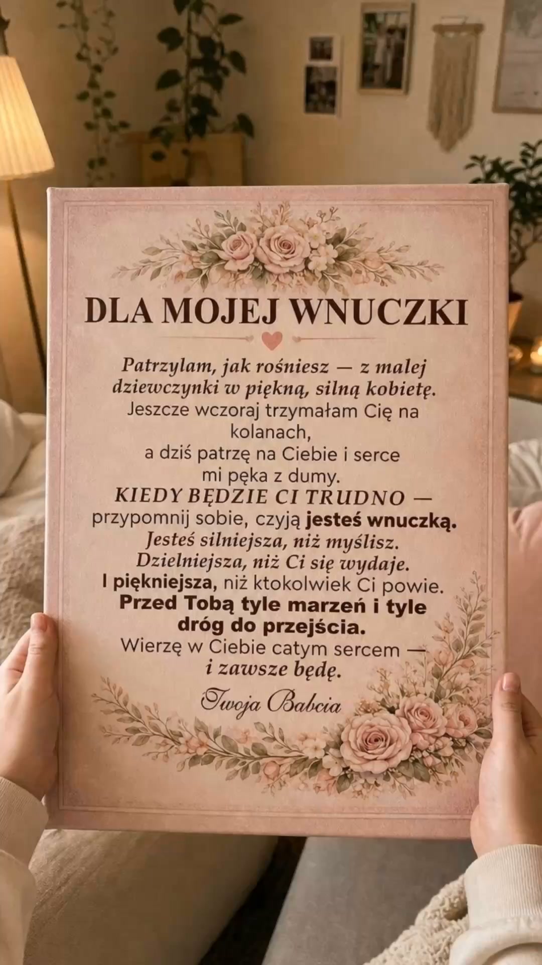 Każda wnuczka chciałaby usłyszeć te słowa od swojej babci.